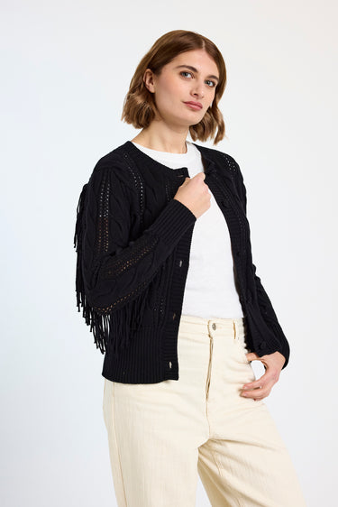 HAZEL FRINGE CARDIGAN