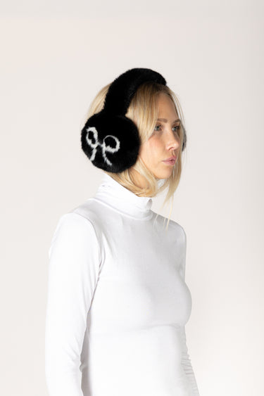 FUZZY BOW EARMUFF