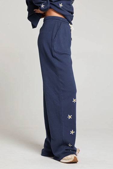 DAISY EMBROIDERY PANT