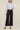 MEG WAX COATED HIGH RISE WIDE LEG JEAN