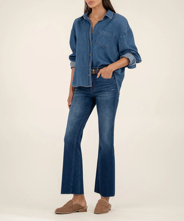 KELSEY HIGH RISE ANKLE FLARE