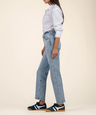 MELISSA HIGH RISE STRAIGHT LEG JEAN