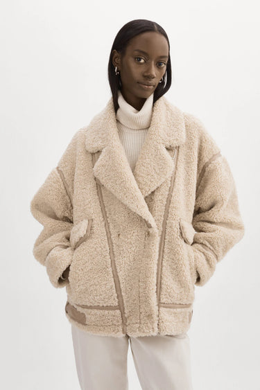 BADU OVERSIZED SHERPA JACKET