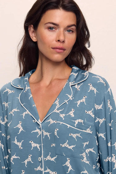 GISELE PRINTED TENCEL MODAL LONG PJ SET