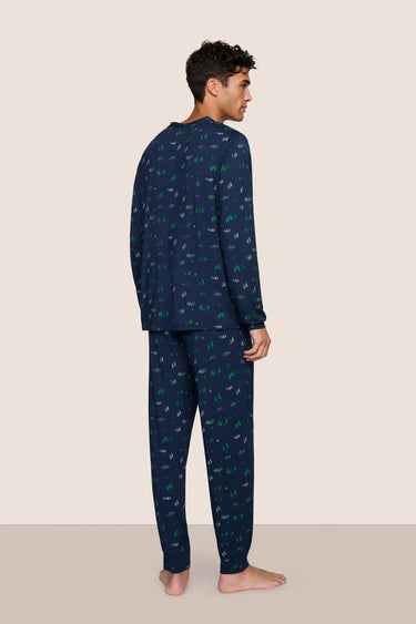 HENRY PRINTED TENCEL™ MODAL LONG PJ SET