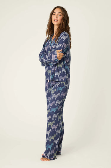 WHIMSY TECHNICOLOR SAFARI PJ SET
