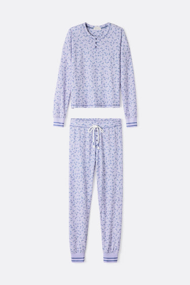 PEACE & LOVE DITSY FLORAL PJ SET