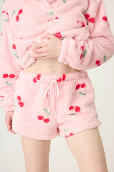 CHERRY COZY SHORTS