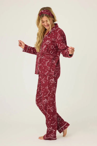 HOLD YOUR HORSES WESTERN FLANNEL PJ SET