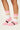 SKI JAMMIE CLASSICS PINK SANTA CREW SOCKS