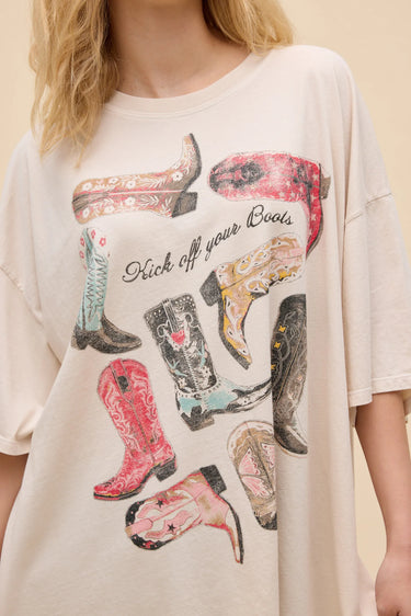 KICK OFF YOUR BOOTS OS TEE