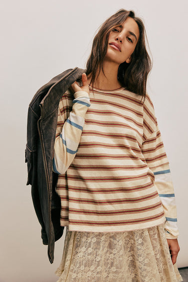 WE THE FREE NINA STRIPE LONG-SLEEVE TEE