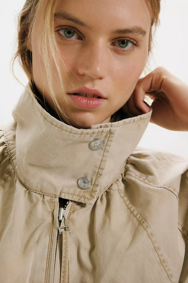 CHELSEA FUNNEL-NECK JACKET