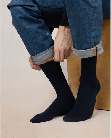 MEN'S 98% COTTON VELVET SOCK