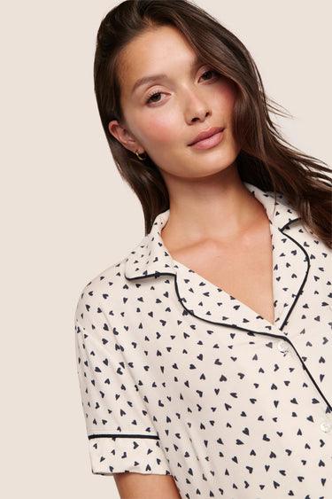 GISELE PRINTED RELAXED SHORT PJ SET