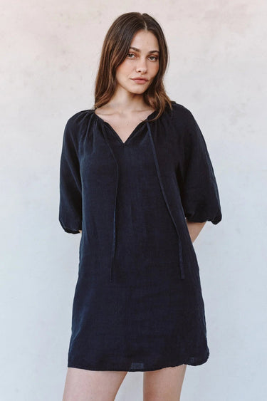 PULLOVER PUFF SLEEVE DRESS