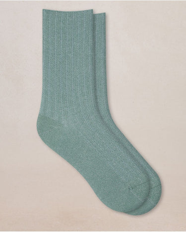 RIBBED LUREX SOCK