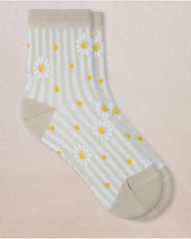DAISY STRIPED ANKLE SOCK