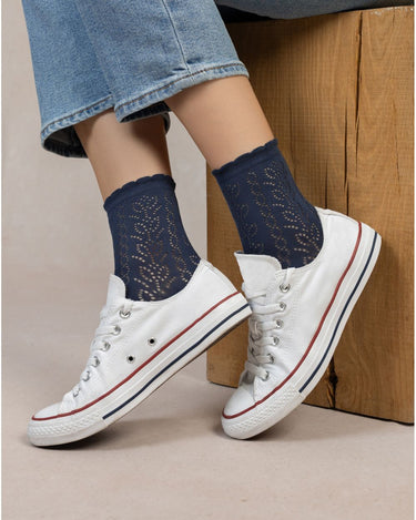 SHORT OPENWORK EAR OF WHEAT SOCKS
