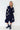 POMONA NAVY OAT STARS ROBE