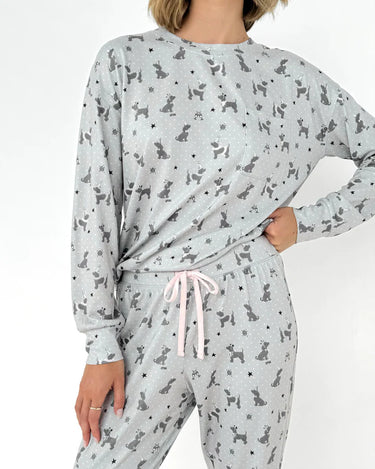 HOLIDAY DOG MARNA PILLOWSOFT PJ SET