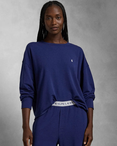 CLUB TERRY CREW WIDE LEG PANT SET