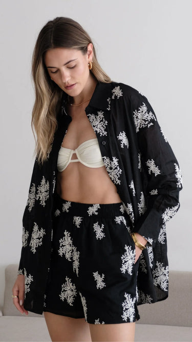 CELINA SHIRT & SHORT SET
