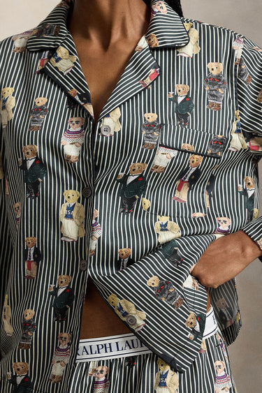 POLO BEAR COTTON LONG-SLEEVE PAJAMA SET