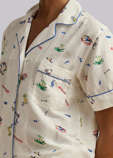 TOSSED PRINT PJ SET