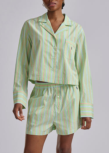 SUNDAY STRIPE SHORT PJ SET
