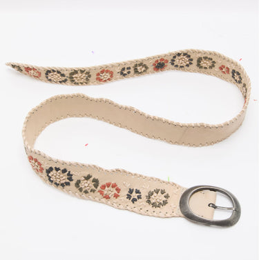 INDIGO DREAMING RAFFIA BELT
