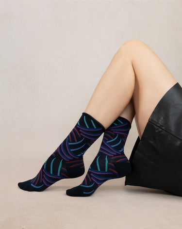 COTTON SOCKS WITH CLAWS PATTERN