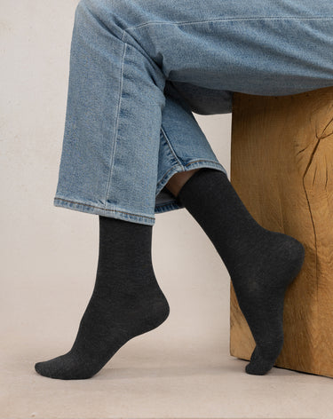 ROLL-TOP COTTON SOCKS