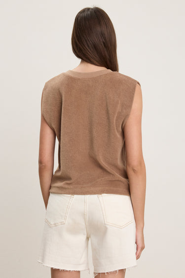 ARDEN TERRY SLEEVELESS TANK