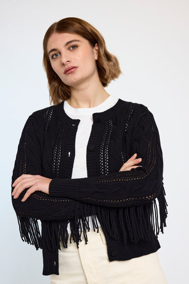 HAZEL FRINGE CARDIGAN