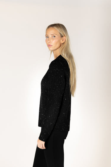 BRYNN HEART FLECK SWEATER