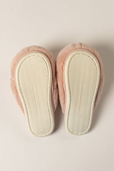 FURRY PUFF FAUX FUR SLIPPERS