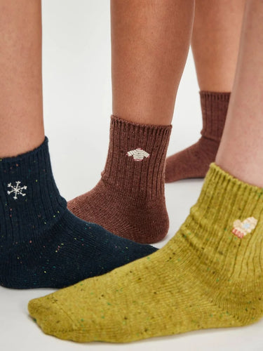 FREE PEOPLE HOLIDAY HERITAGE SOCK 3-PACK