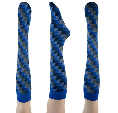 ASH TREE GEOMETRIC PRINT TROUSER SOCKS