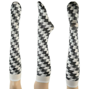 ASH TREE GEOMETRIC PRINT TROUSER SOCKS