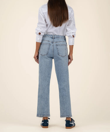 MELISSA HIGH RISE STRAIGHT LEG JEAN