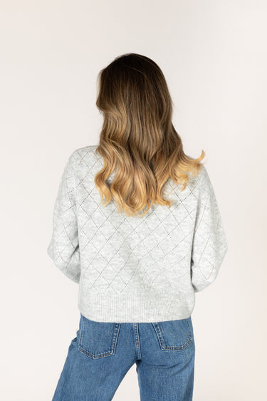 LACEY NOVELTY CRYSTAL HEART CARDIGAN