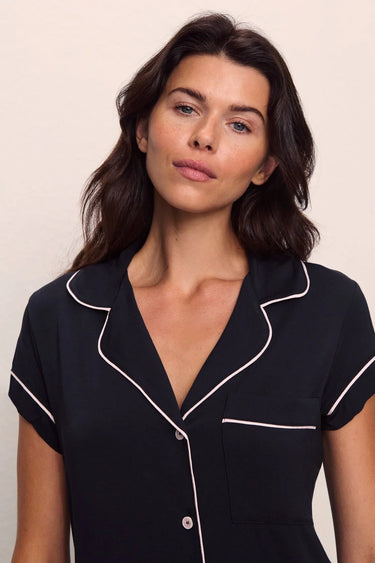 GISELE TENCEL™ MODAL SHORT SLEEVE CROPPED PJ SET