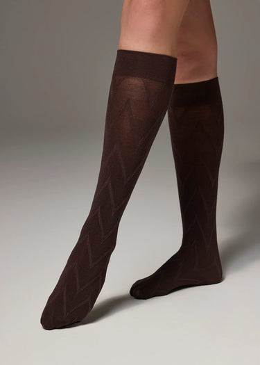 CHEVRON KNEE-HIGHS