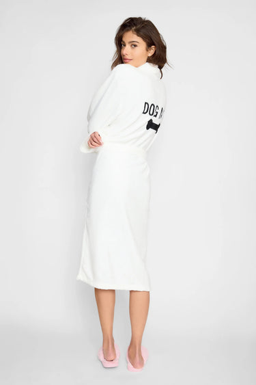 PLUSH DOG MOM ROBE