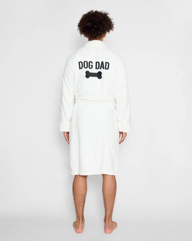 PLUSH DOG DAD ROBE