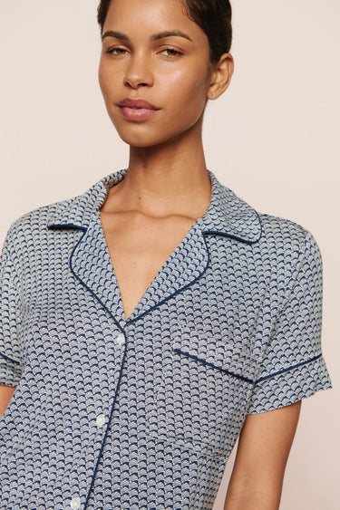 GISELE PRINTED TENCEL™ MODAL RELAXED SHORT PJ SET
