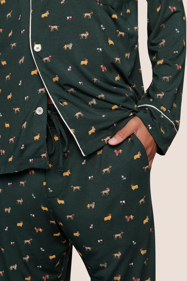 WILLIAM PRINTED TENCEL™ MODAL LONG PJ SET