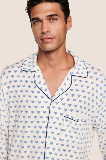WILLIAM PRINTED TENCEL™ MODAL LONG PJ SET
