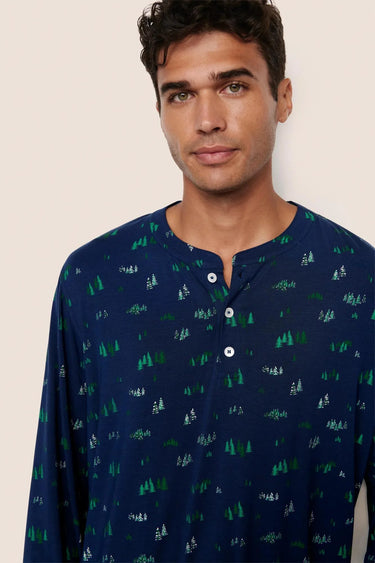 HENRY PRINTED TENCEL™ MODAL LONG PJ SET